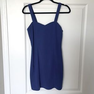 Deep blue cocktail dress, size M